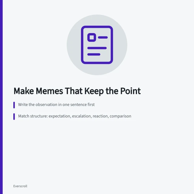 Guide to creating and sharing memes with clear premise and lawful sources. How to create and share a meme without losing the point