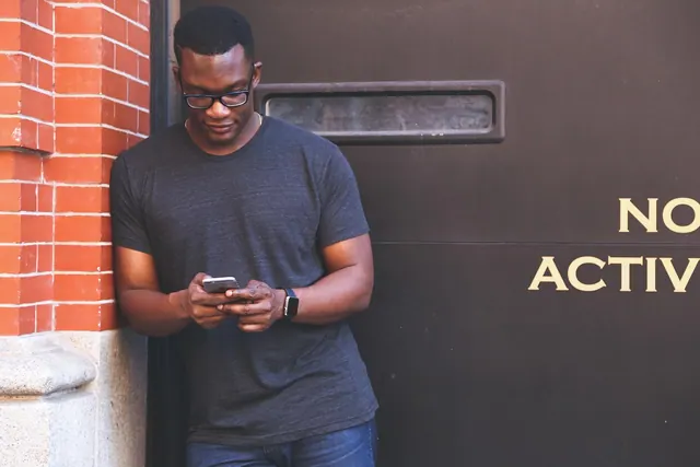 man, black man, mobile phone, person, smartphone, afro-american, african american, using the phone, portrait, communication, technology, wireless, black man, black man, black man,. How to build a digital community with clear boundaries