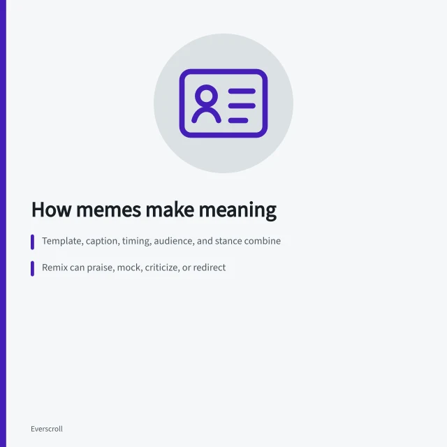 Phone screen glowing at night while scrolling a meme feed. Meme culture: a practical guide to meaning, context, and sharing