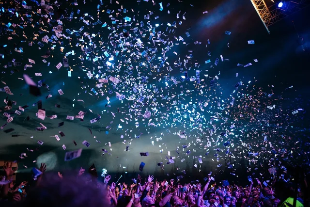 confetti, concert, people, crowd, night, fun, show, confetti, confetti, concert, concert, concert, concert, concert, crowd. Parasocial relationships: what they are and how audiences and creators set boundaries