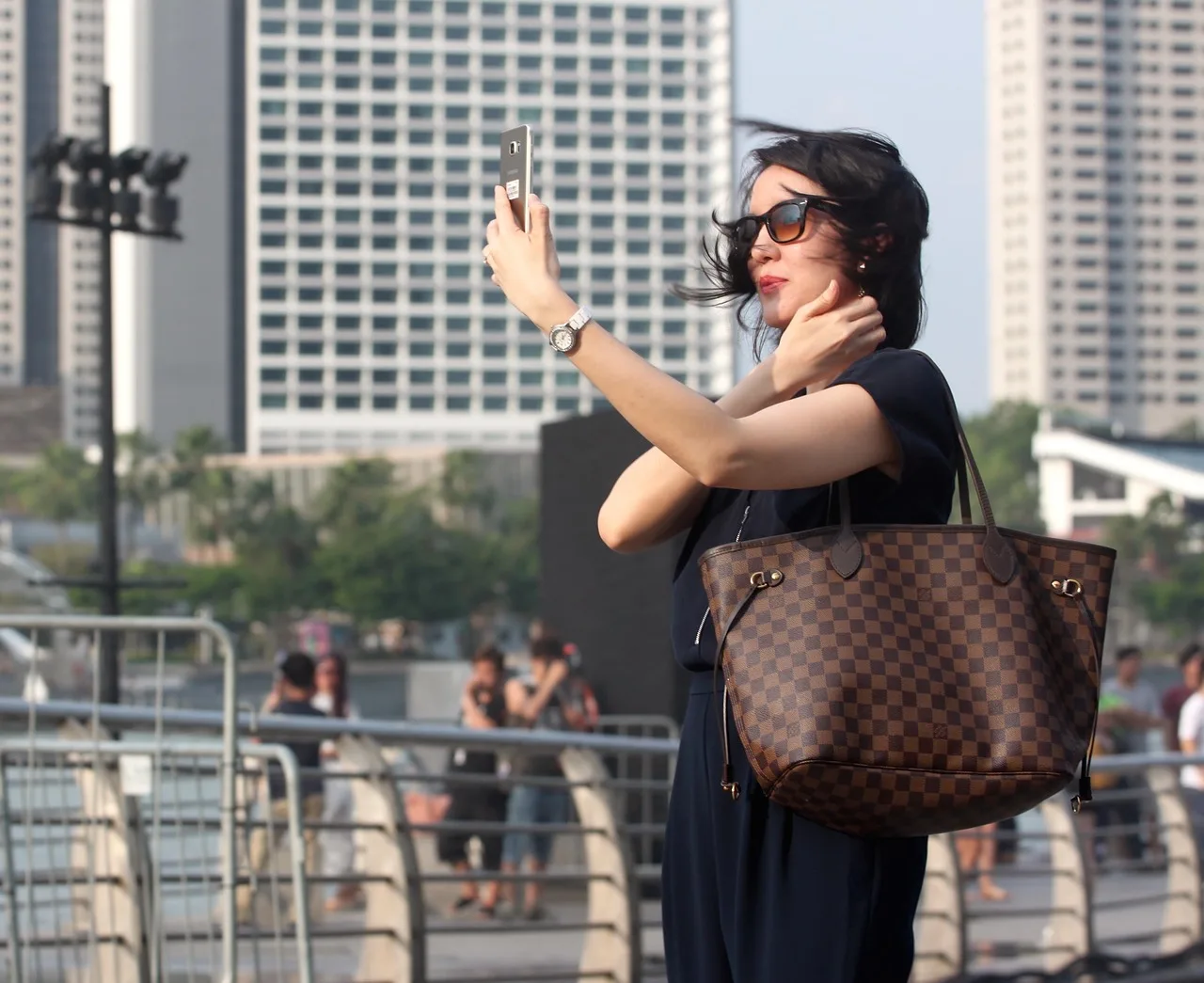 selfie, woman, people, portrait, self, person, phone, smartphone, mobile, mobile phone, gray phone, gray mobile, gray smartphone, gray telephone, selfie, selfie, selfie, selfie, selfie. How to set boundaries around creators and online personalities