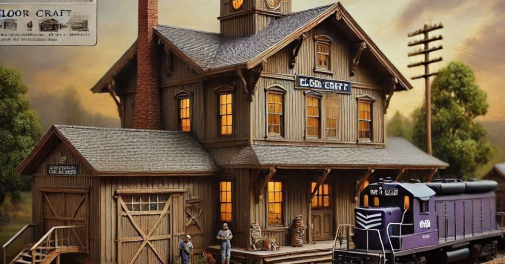 Gloor Craft Models Kit 410 Freight House HO Scale